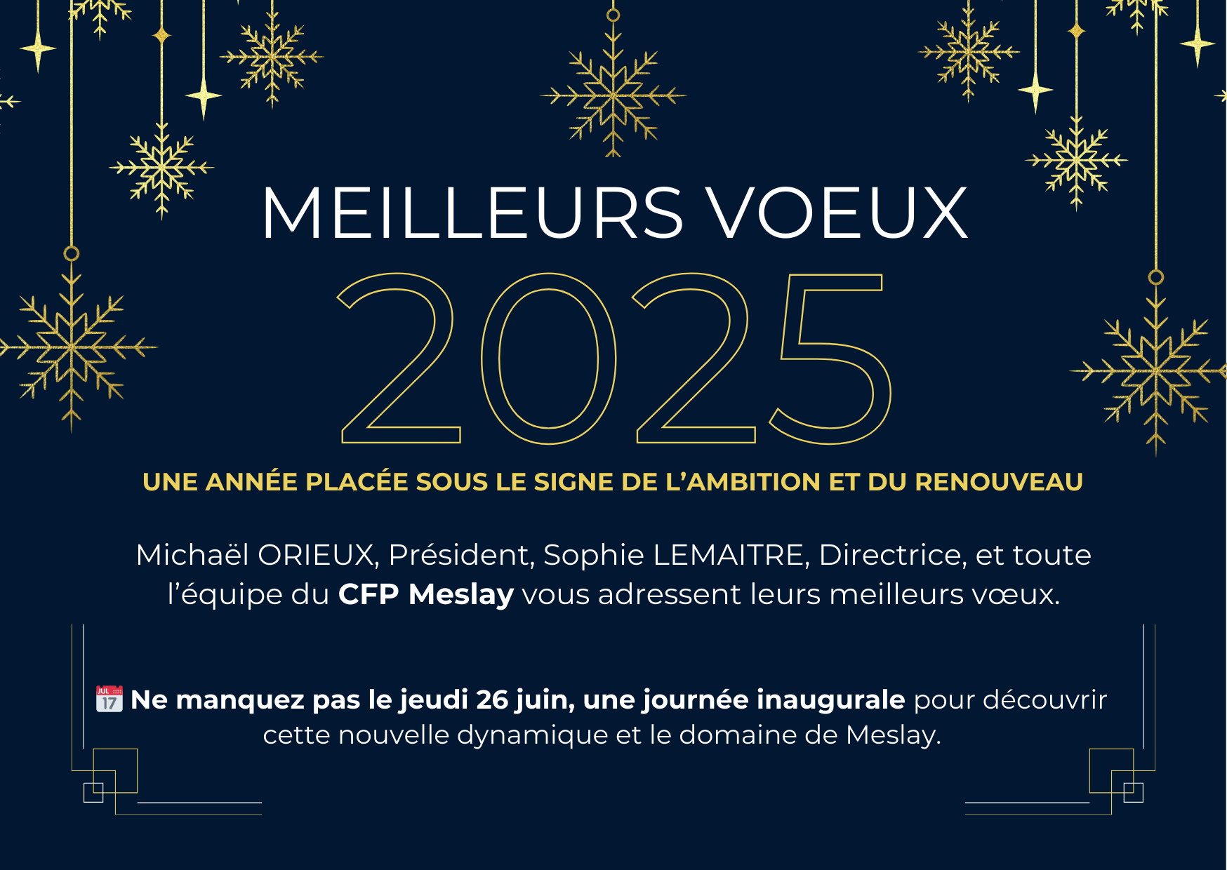 Voeux 2025